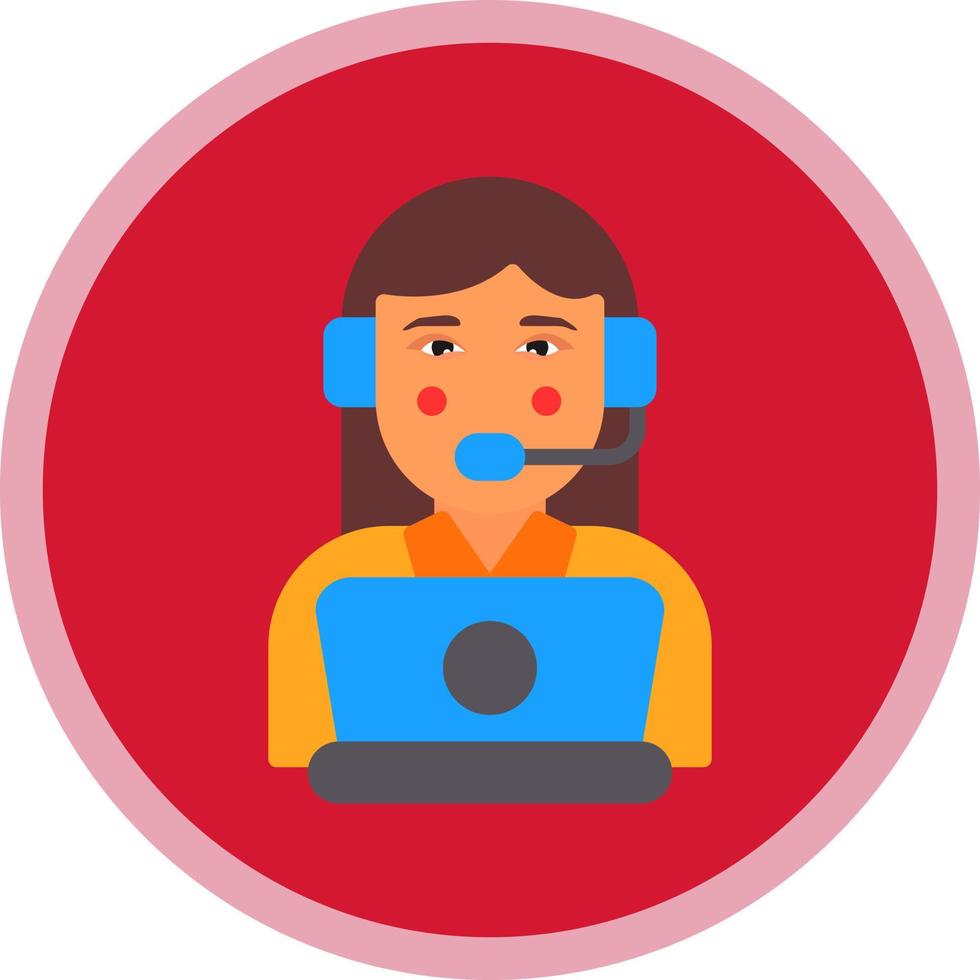 Call Center Vector Icon Design