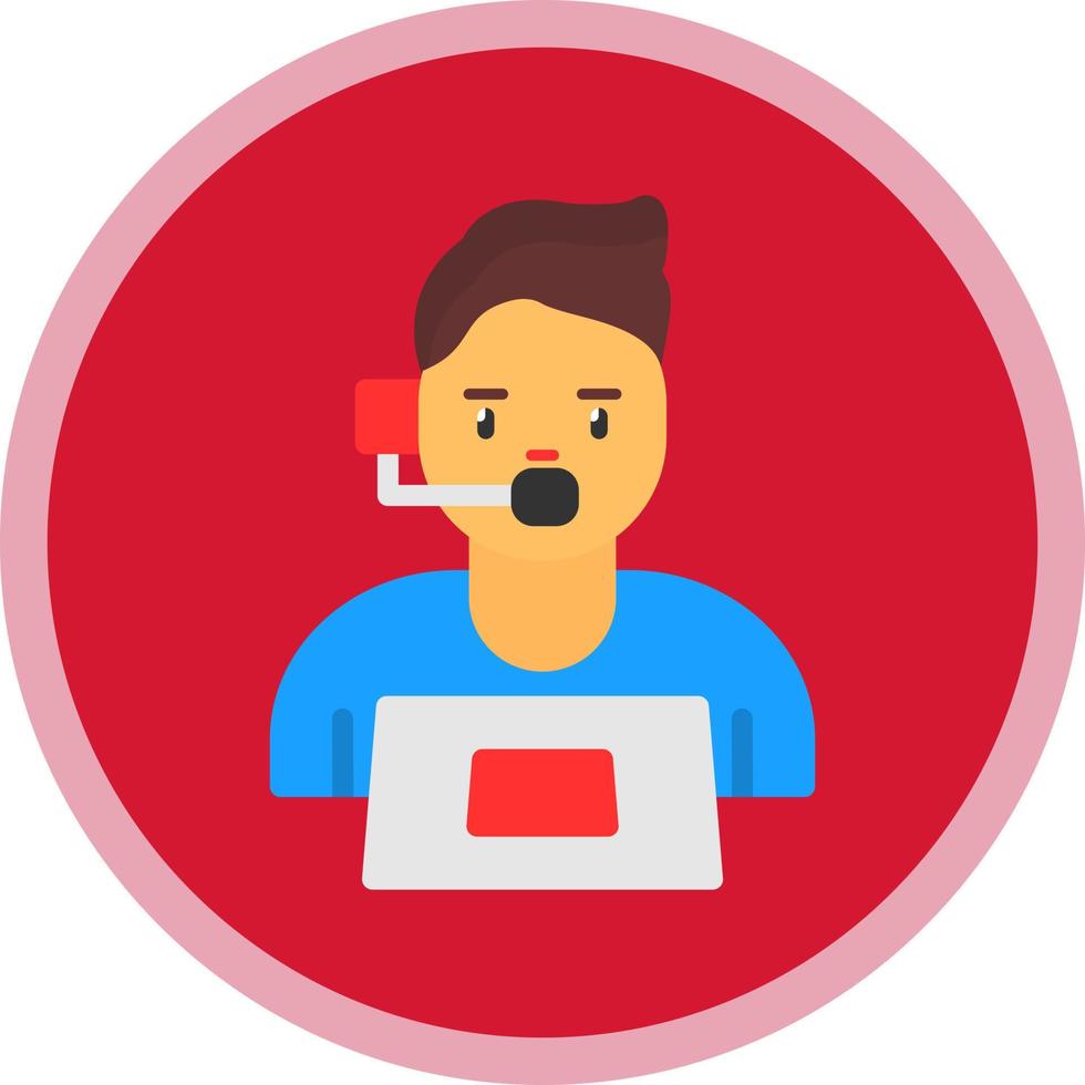 Customer Service Vector Icon Design