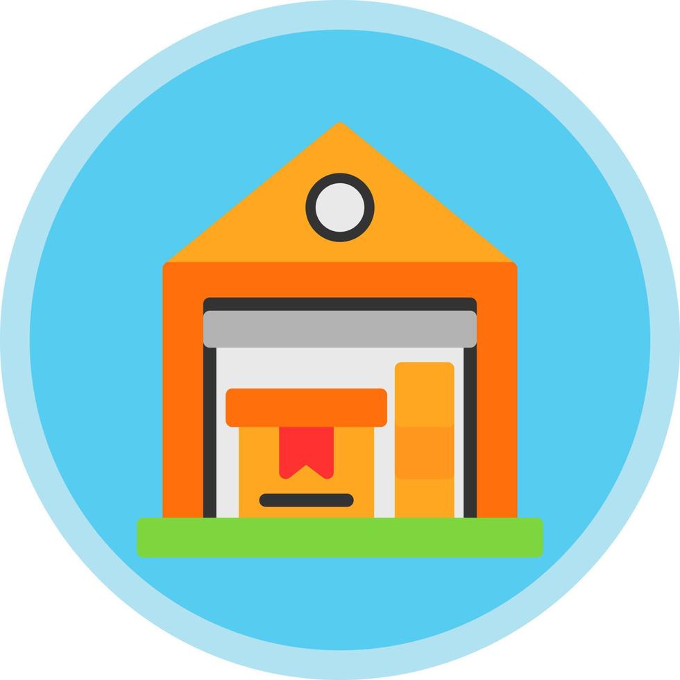 Warehouse Vector Icon Design