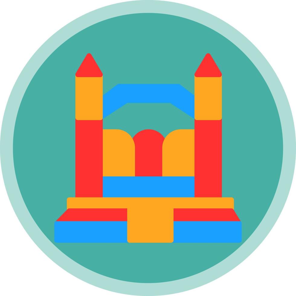 Bouncy Castle Vector Icon Design