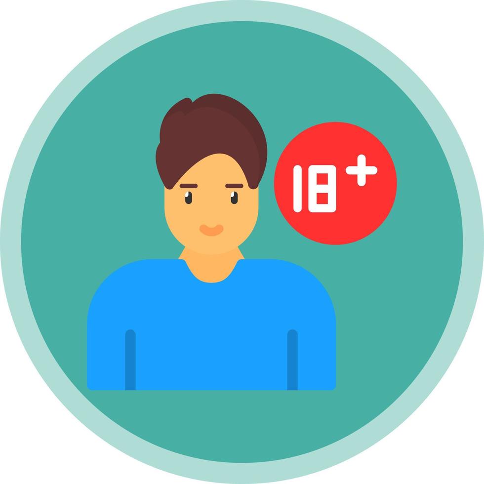 Age Limit Vector Icon Design