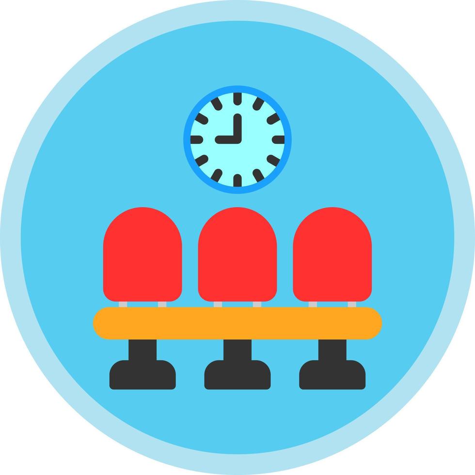 Waiting Room Vector Icon Design