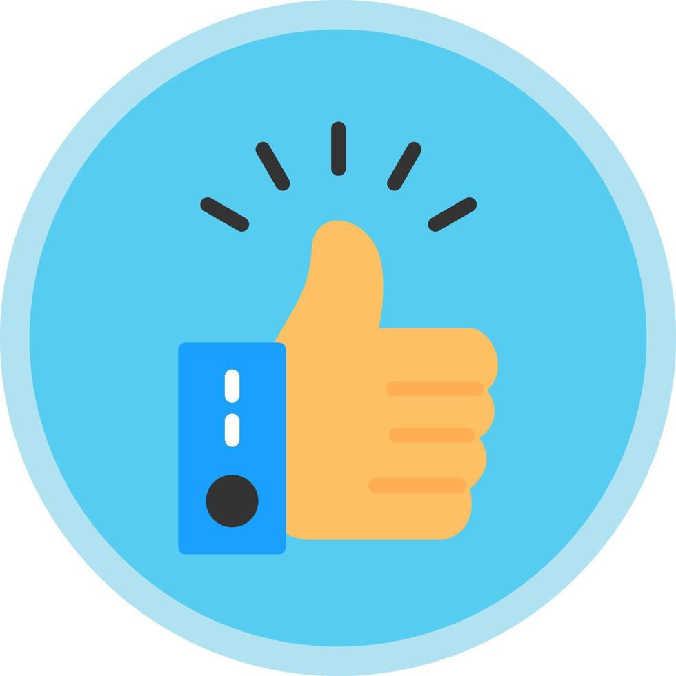 Thumbs Up Vector Icon Design