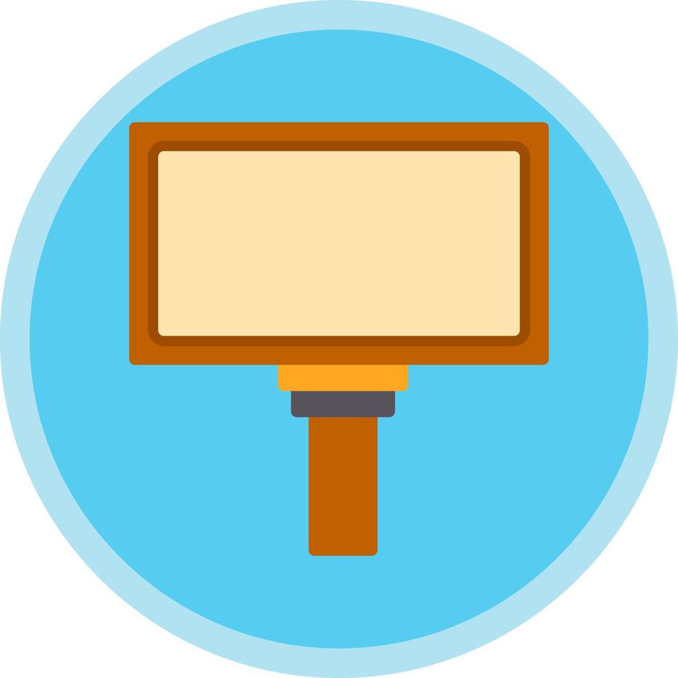 Hanging Billboard Vector Icon Design