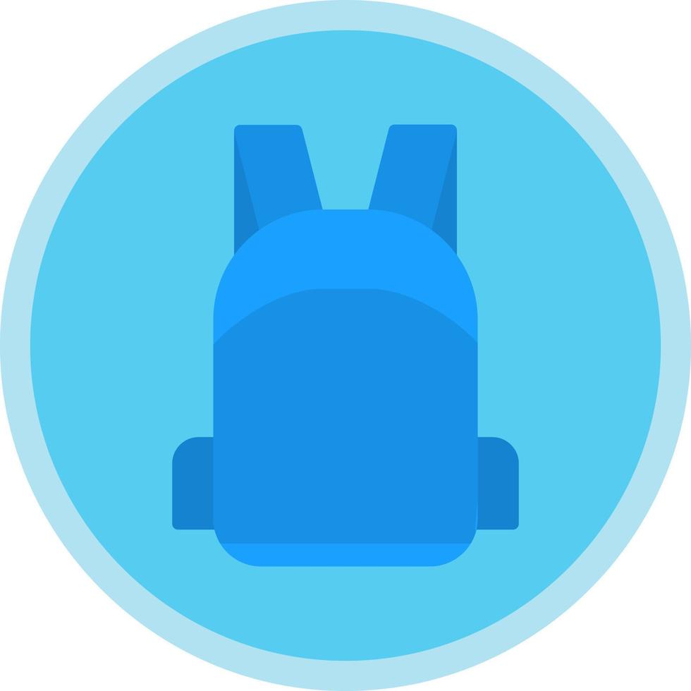 School Bag Vector Icon Design