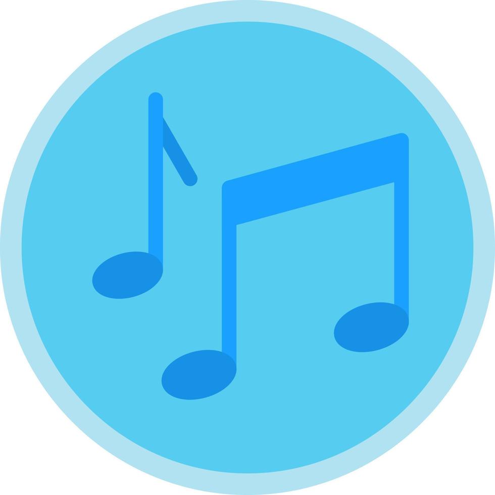 Musical Note Vector Icon Design