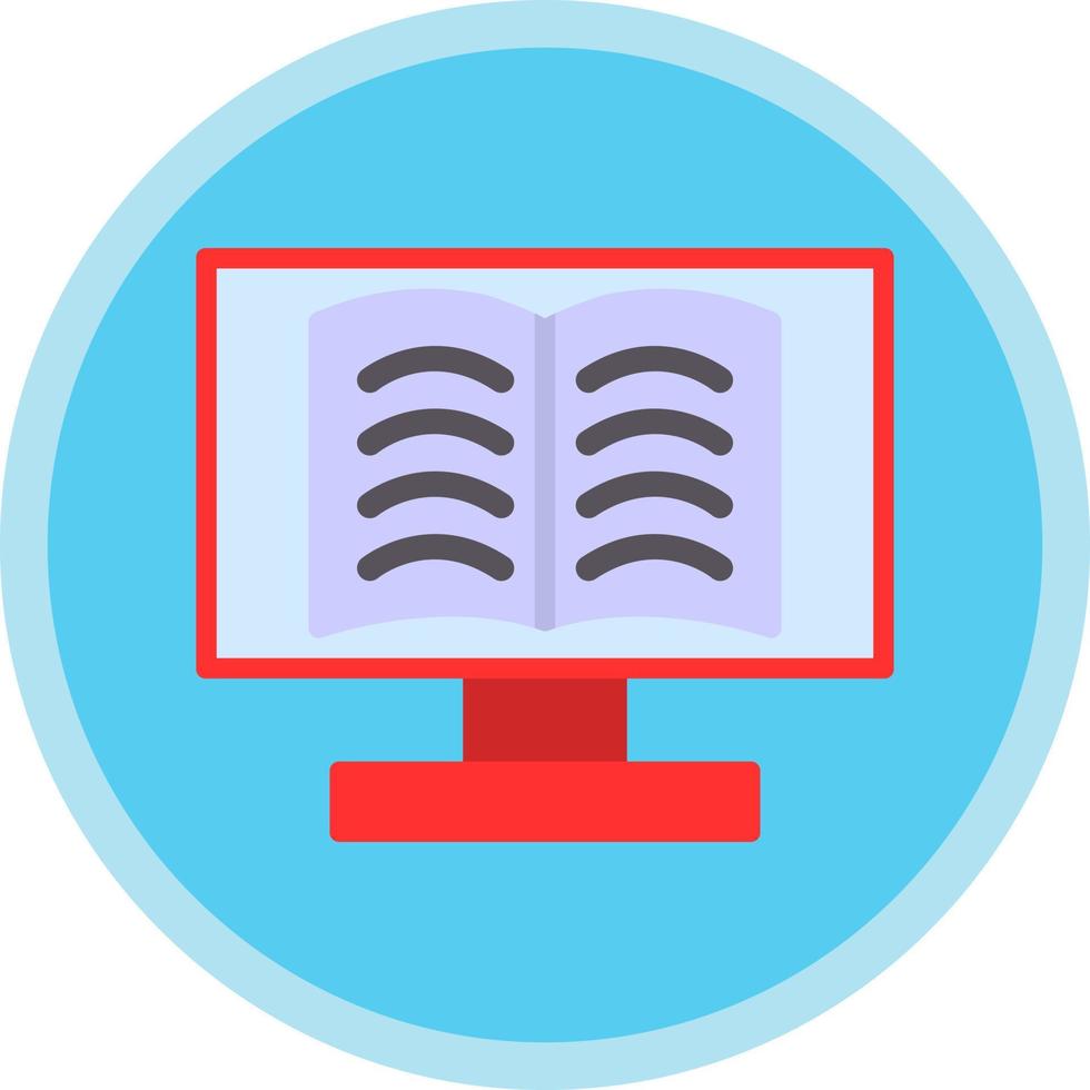 Online Education Vector Icon Design