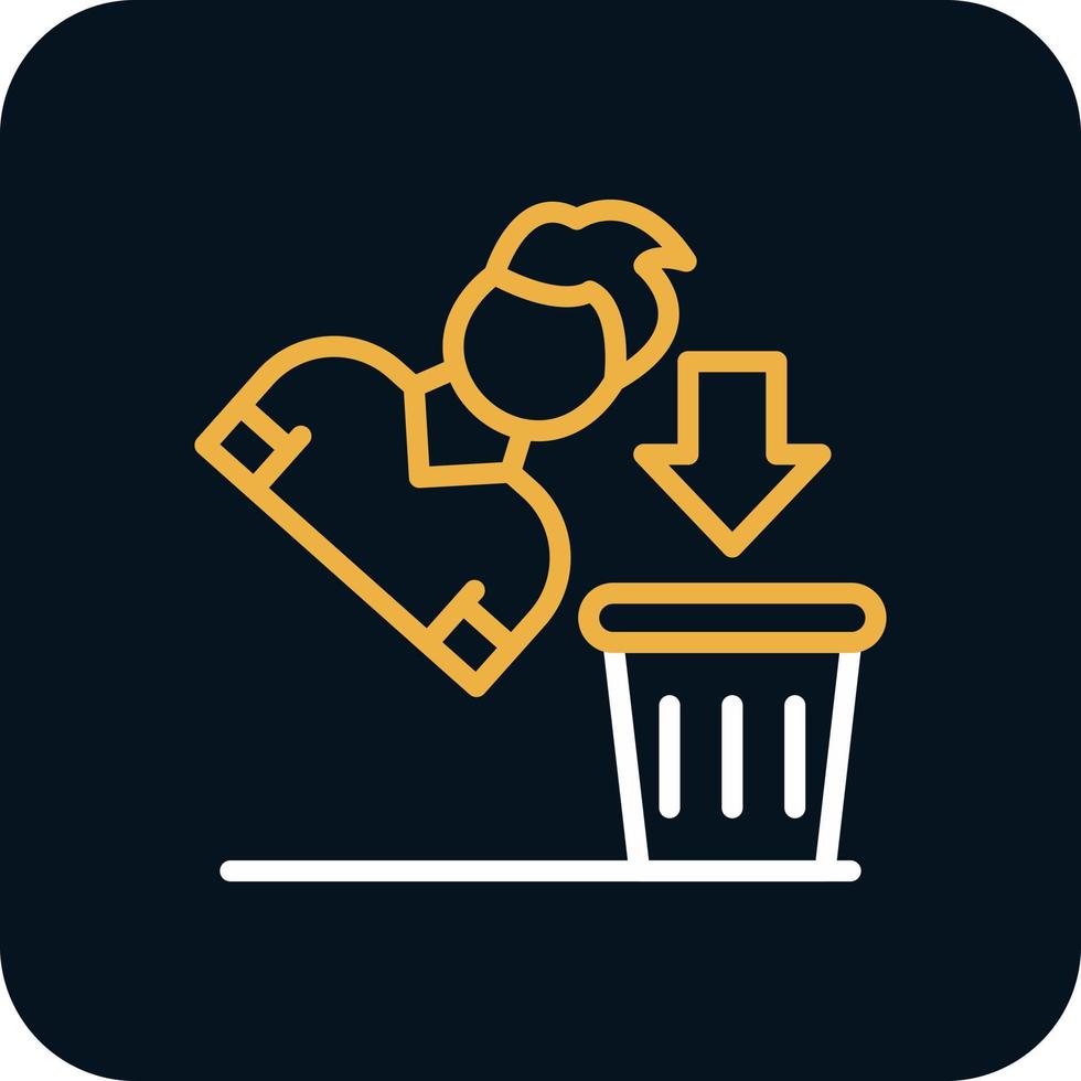 Thrown Away Vector Icon Design 21127877 Vector Art at Vecteezy