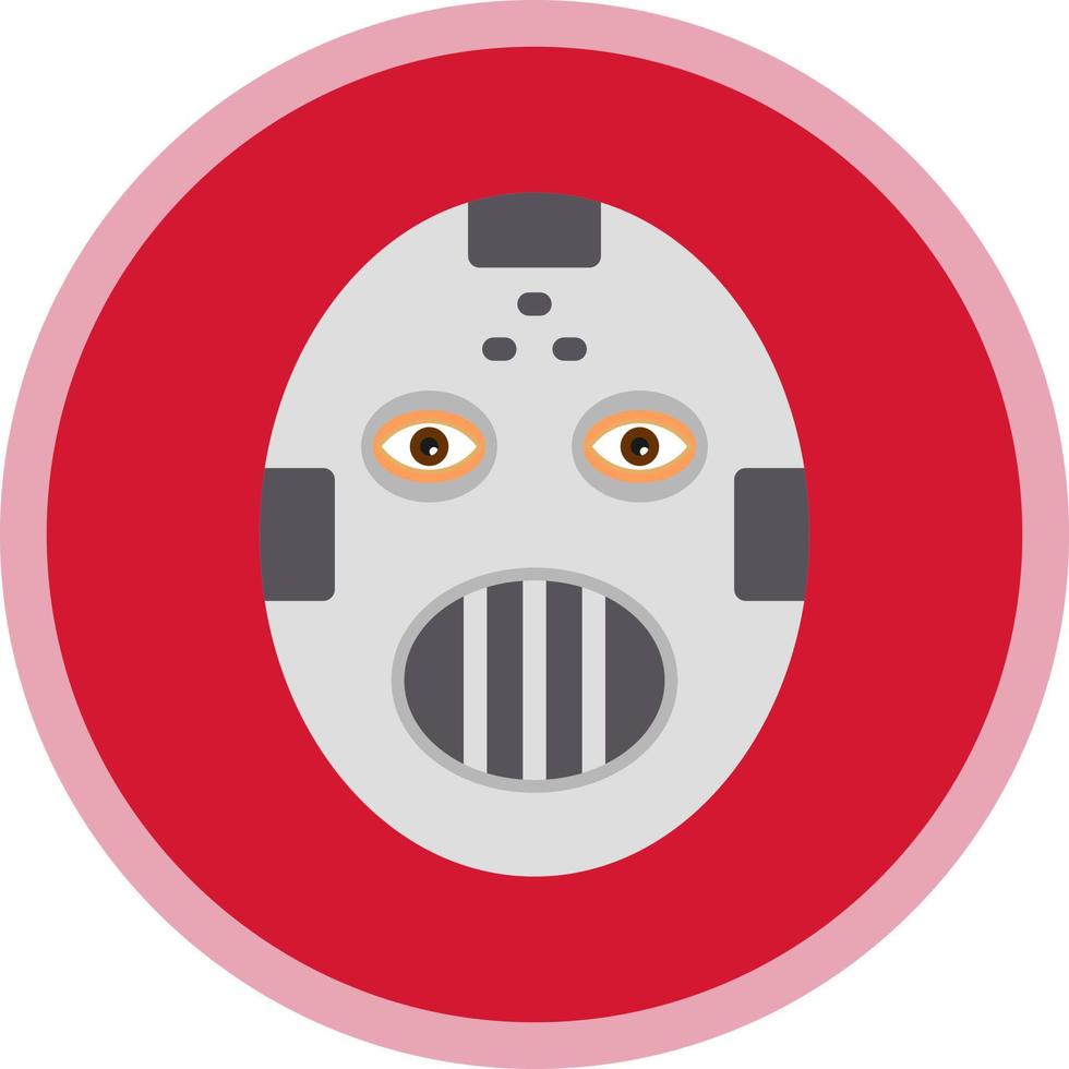 Hockey Mask Vector Icon Design