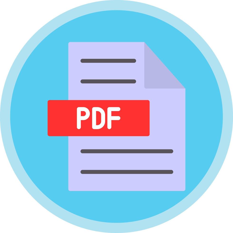 Pdf Vector Icon Design