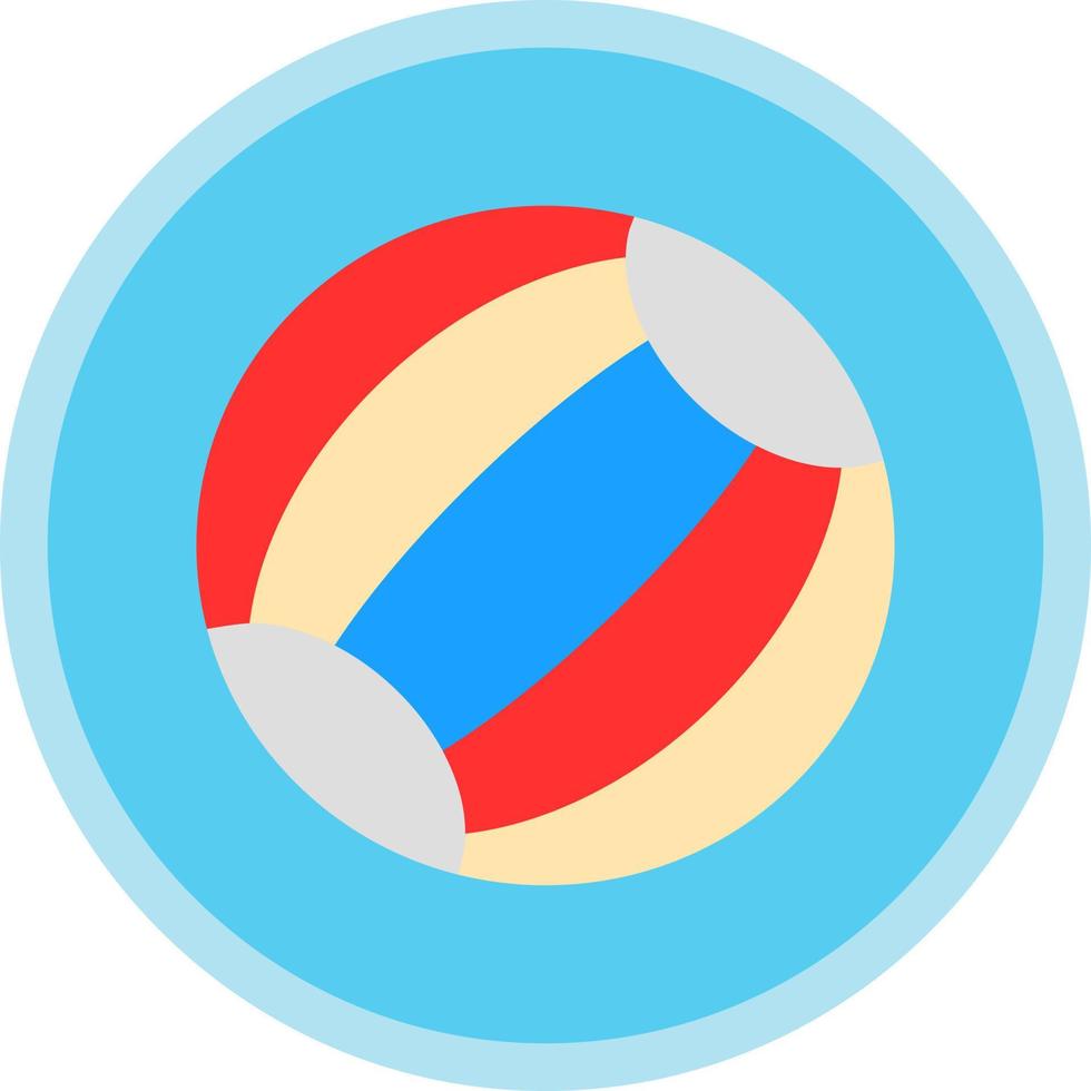 Beach Ball Vector Icon Design