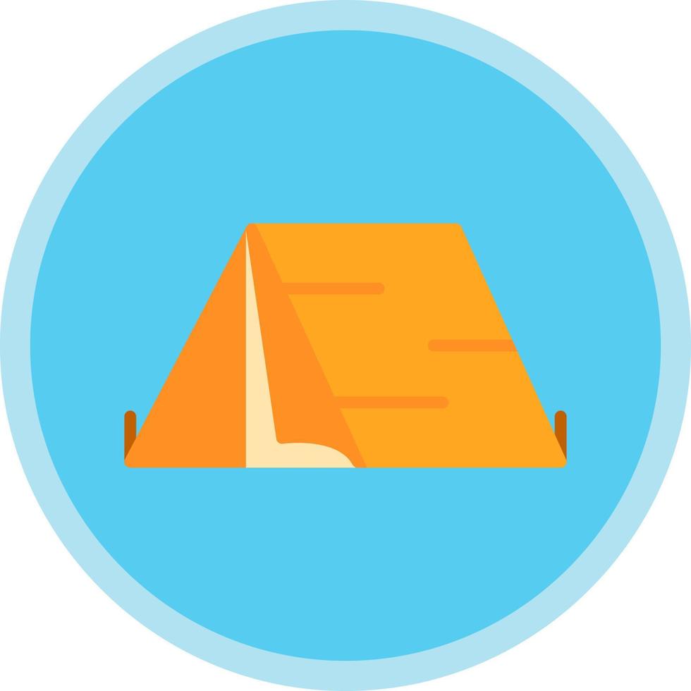 Camping Tent Vector Icon Design