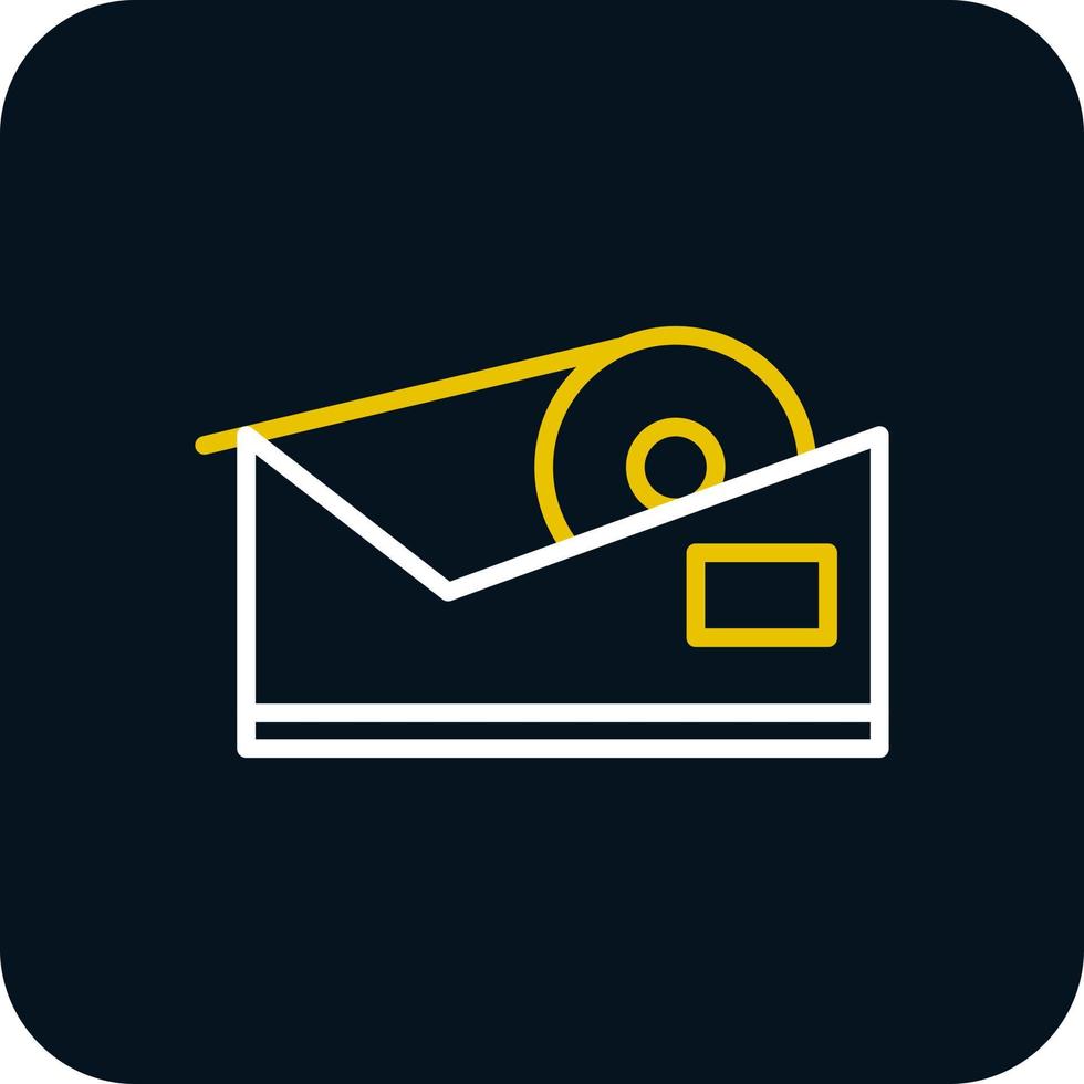 Scotch Tape Vector Icon Design