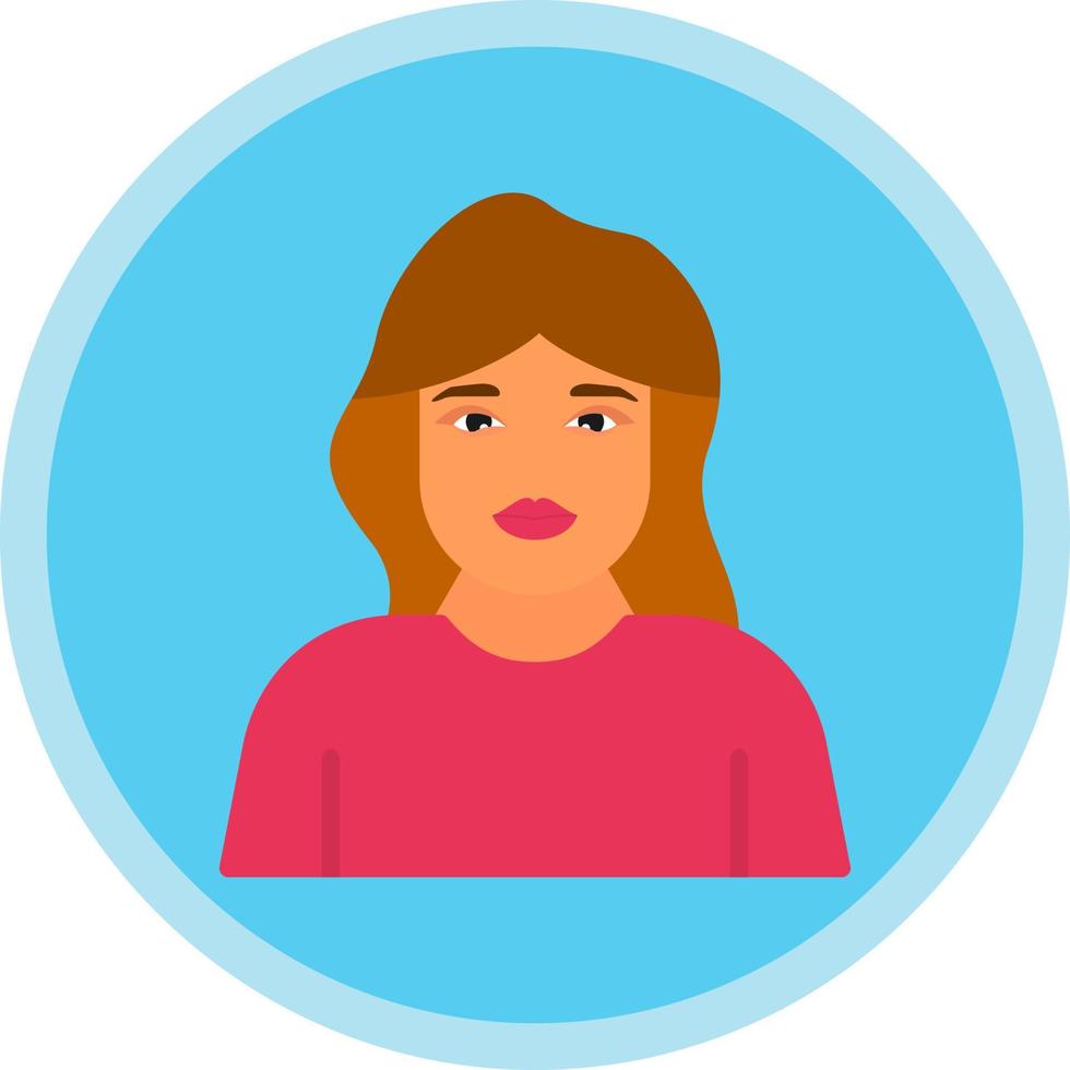 Girl Vector Icon Design