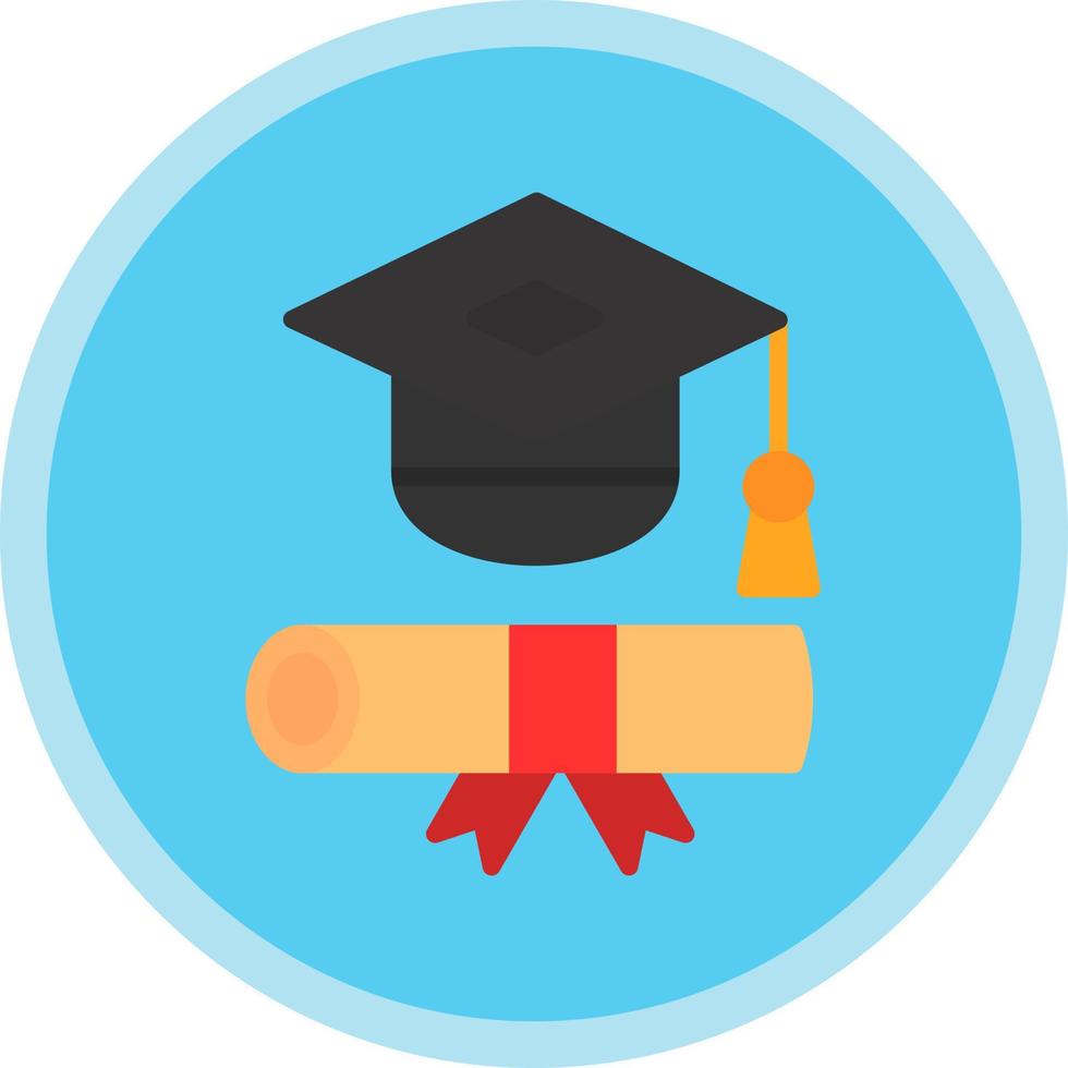 Graduation Toga Vector Icon Design