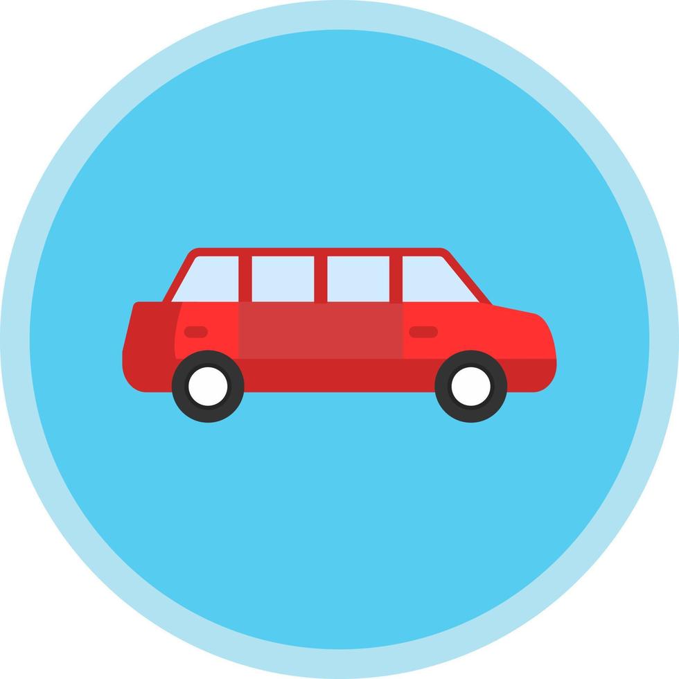 Limousine Vector Icon Design