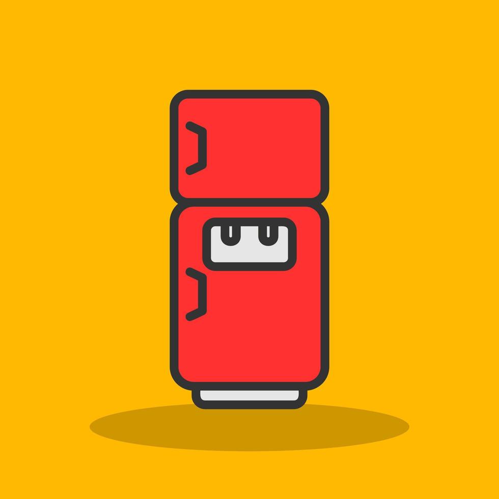 Fridge Vector Icon Design