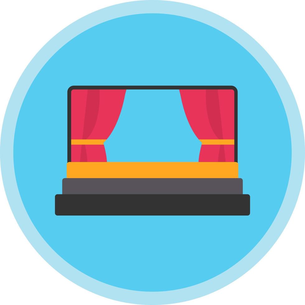Stage Vector Icon Design