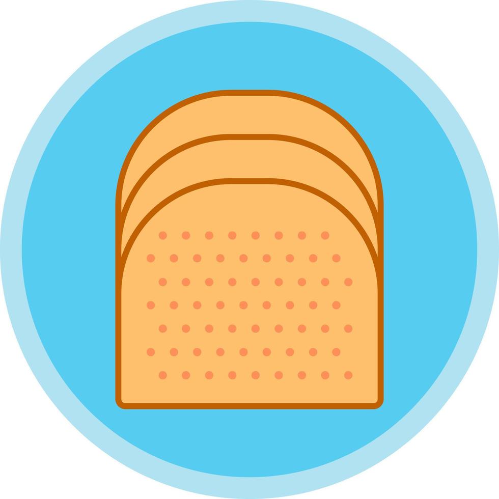 Toast Vector Icon Design