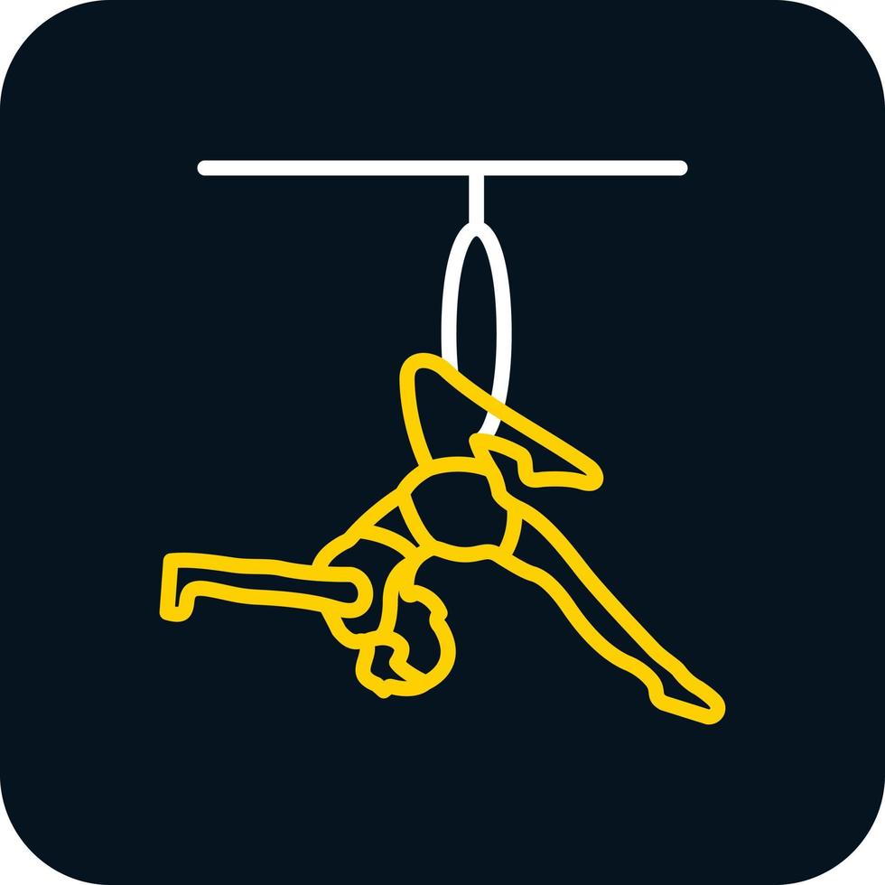 Trapeze Artist Vector Icon Design