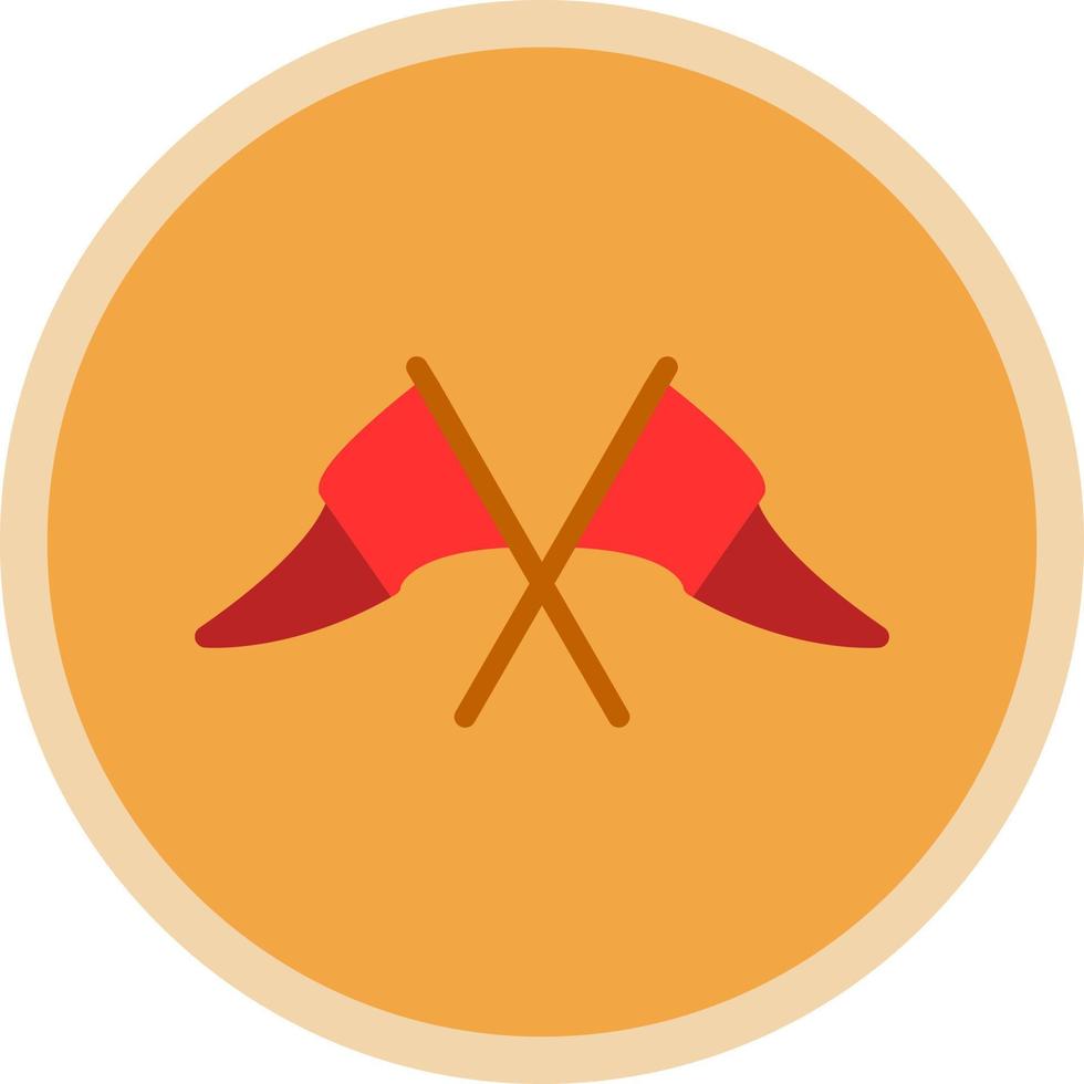 diseño de icono de vector de bandera de circo