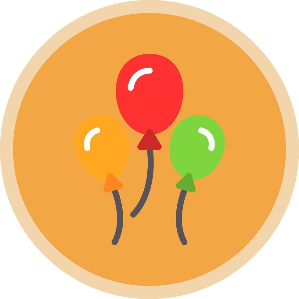 Balloons Vector Icon Design