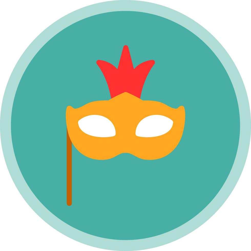 Carnival Mask Vector Icon Design