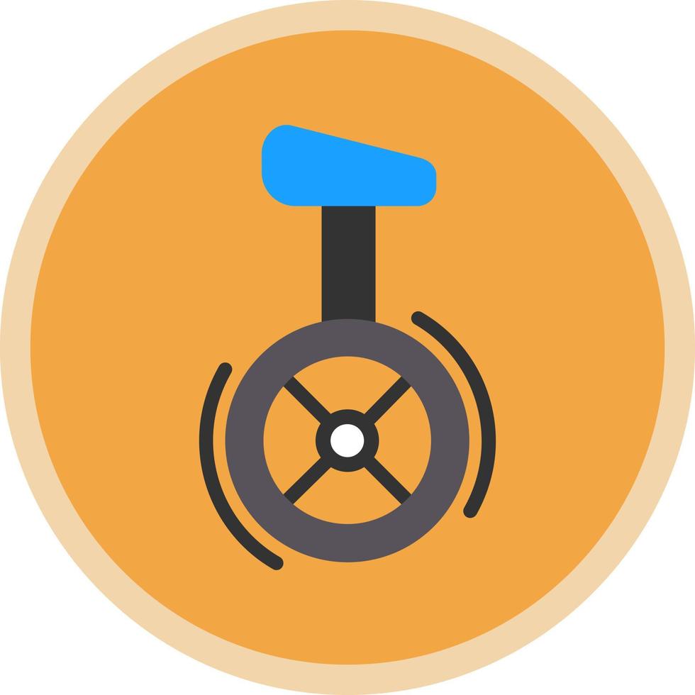 Unicycle Vector Icon Design