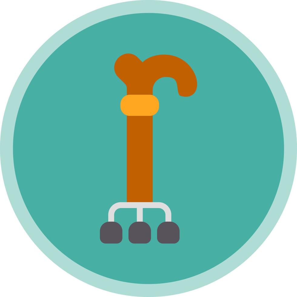 Walking Stick Vector Icon Design