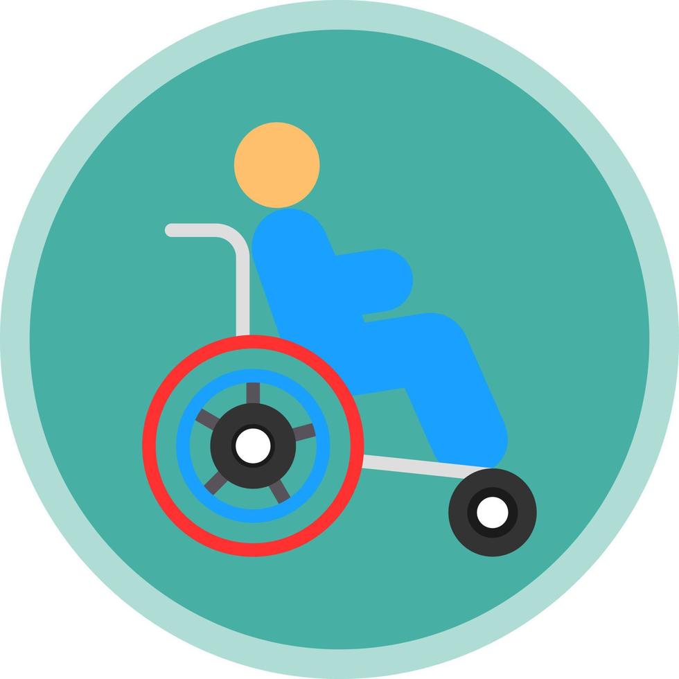 Disability Vector Icon Design