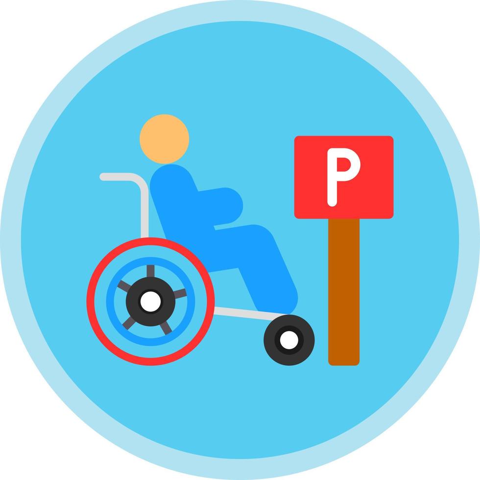 Handicap Vector Icon Design