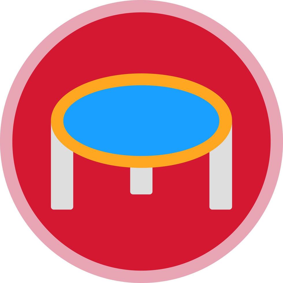 Trampoline Vector Icon Design