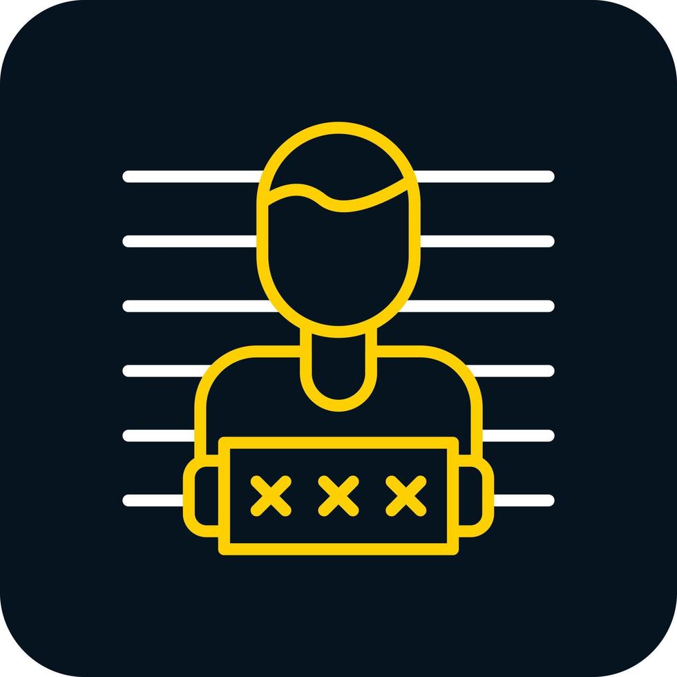 Mugshot Vector Icon Design