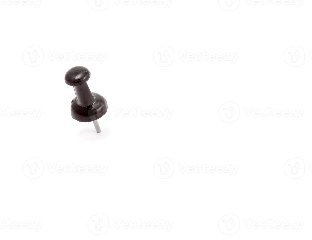 single black push-pin photo