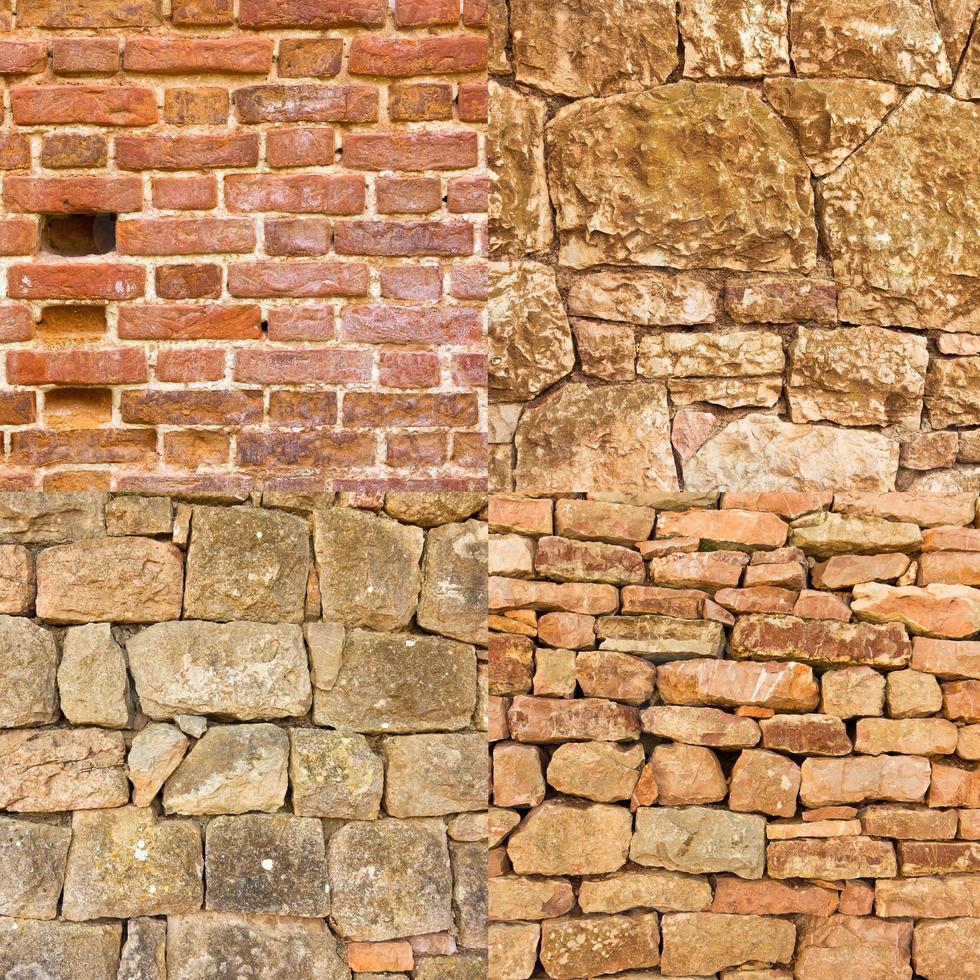 fondo de pared de piedra foto