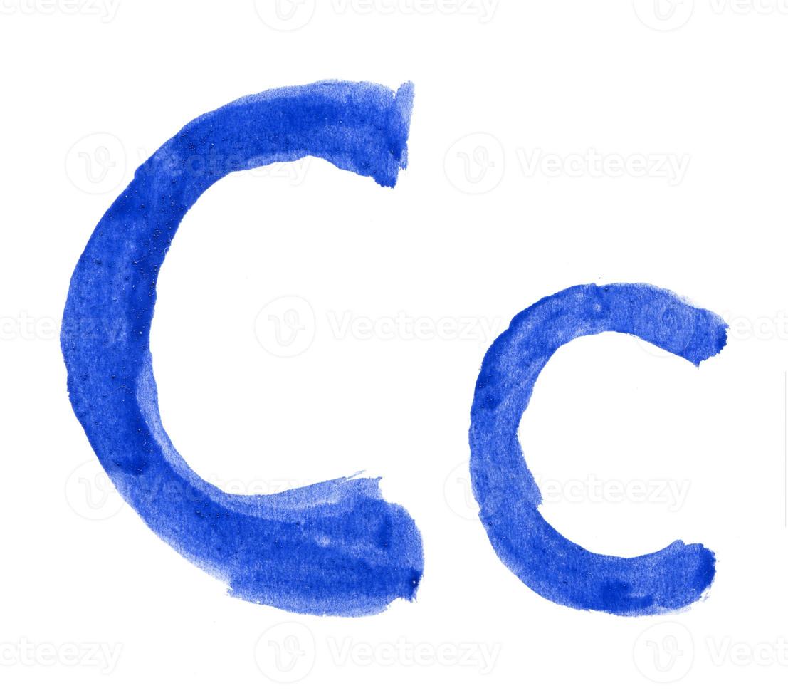 Alphabet letters C photo