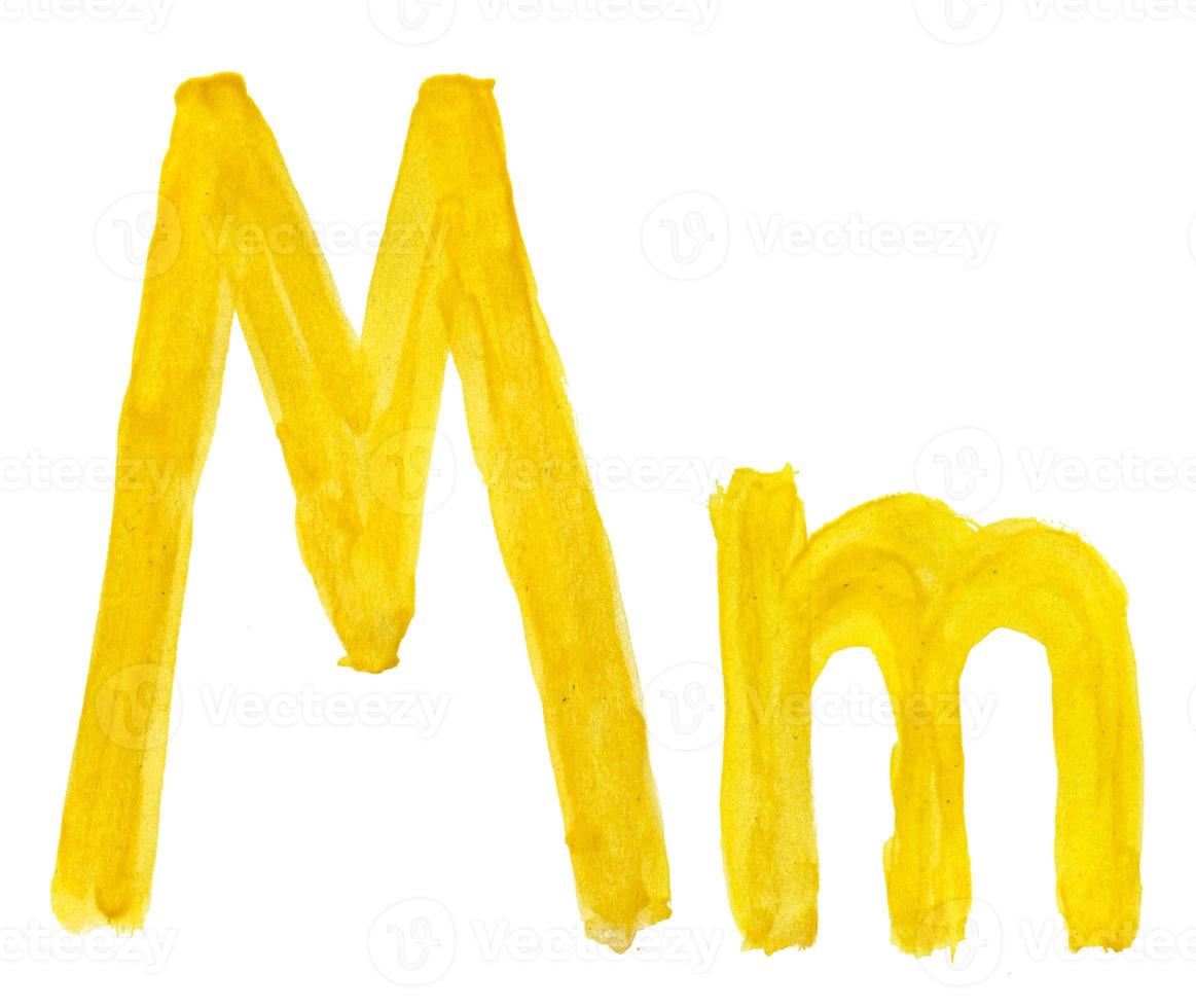 Alphabet letters M photo