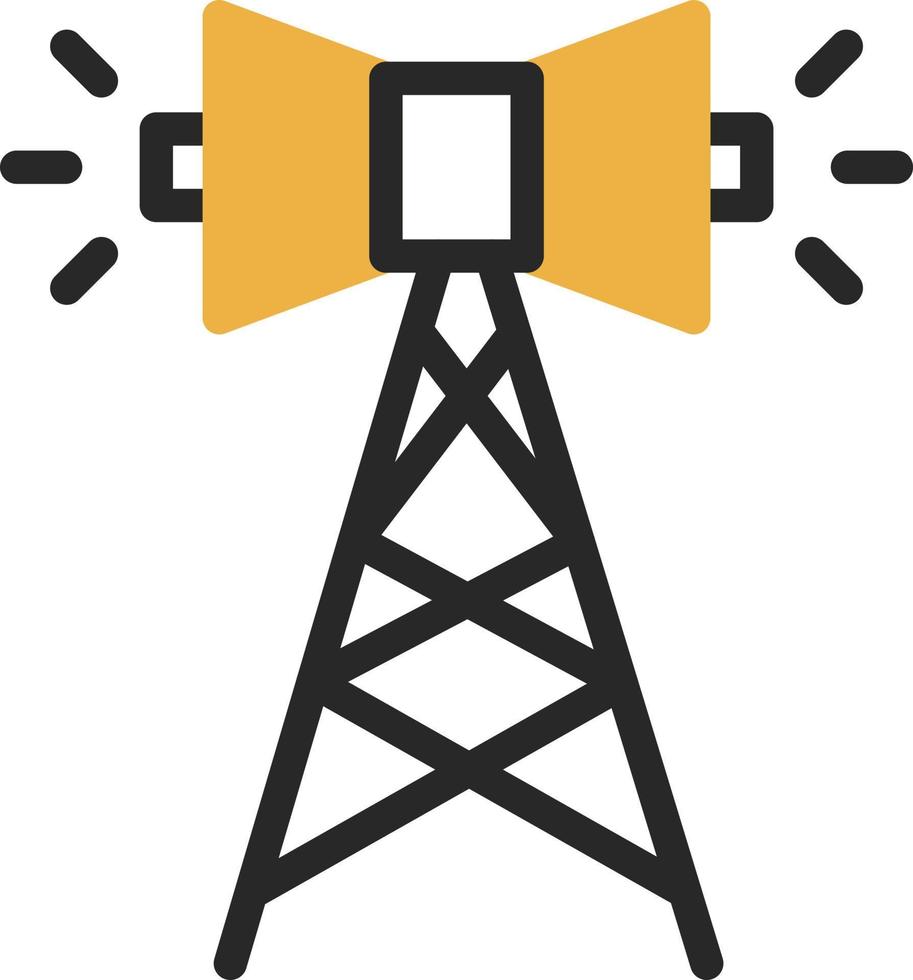 diseño de icono de vector de transmisión de radio
