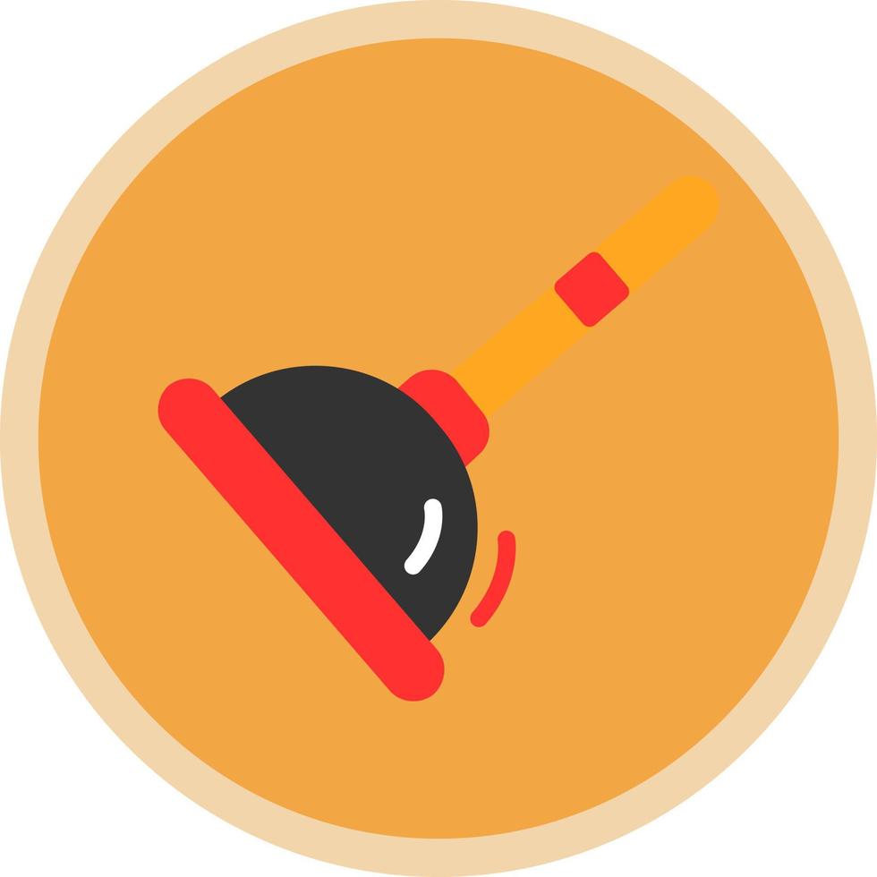 Plunger Vector Icon Design