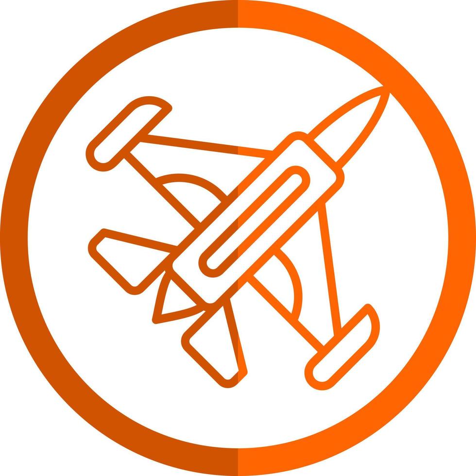 Jet Plane Vector Icon Design