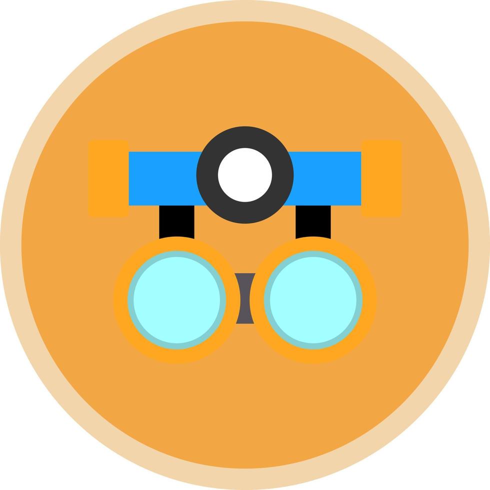 Testing Glasses Vector Icon Design