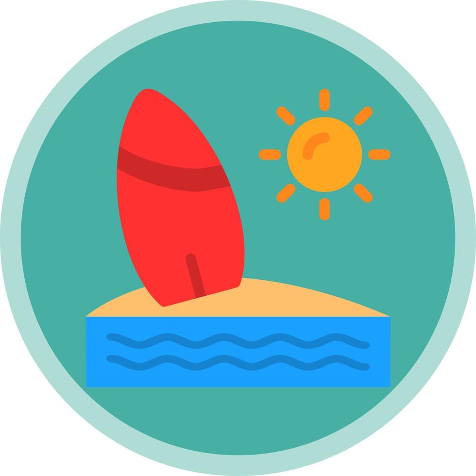 Surf Vector Icon Design