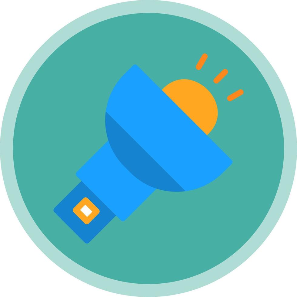 Flashlight Vector Icon Design