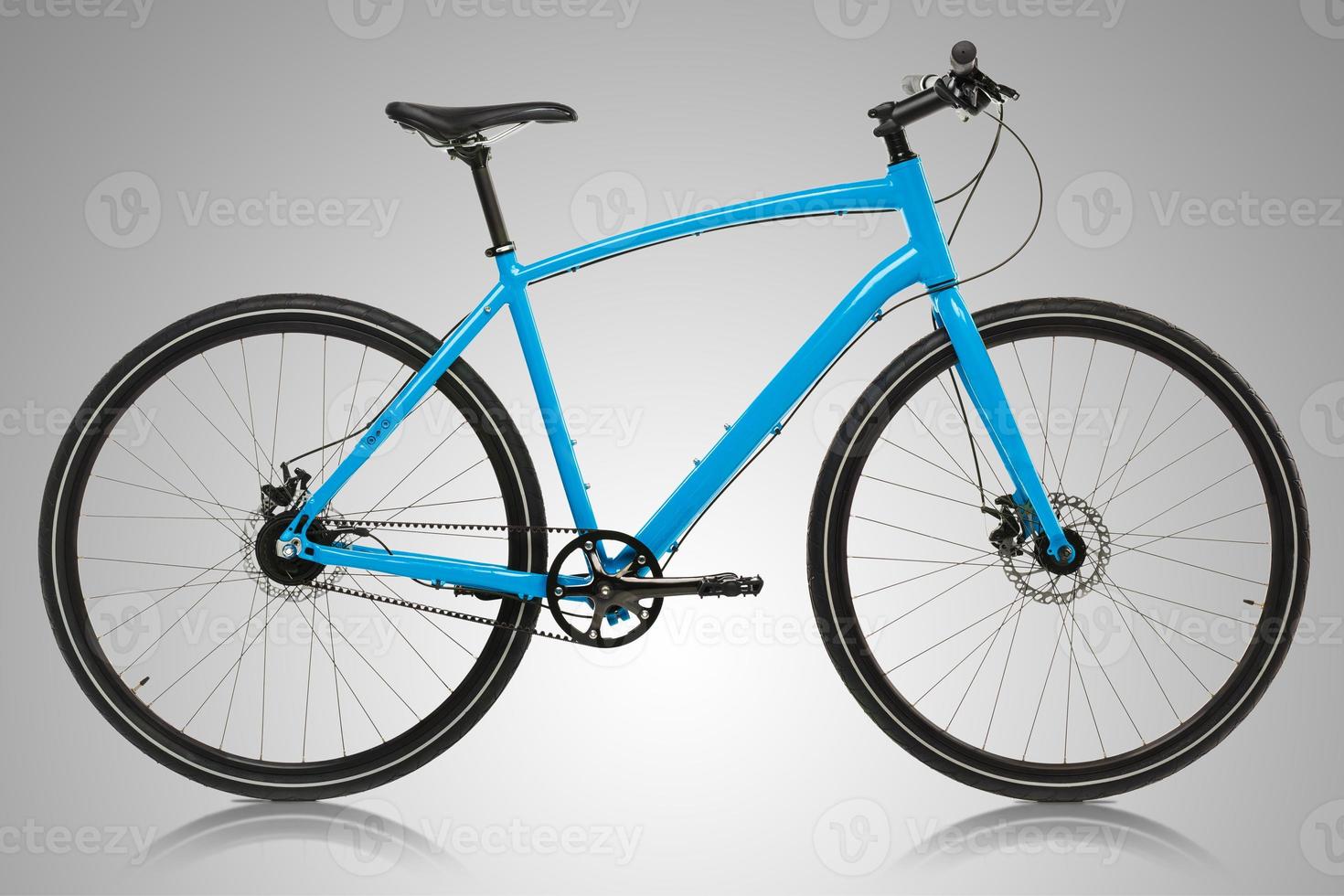 New blue bicycle photo