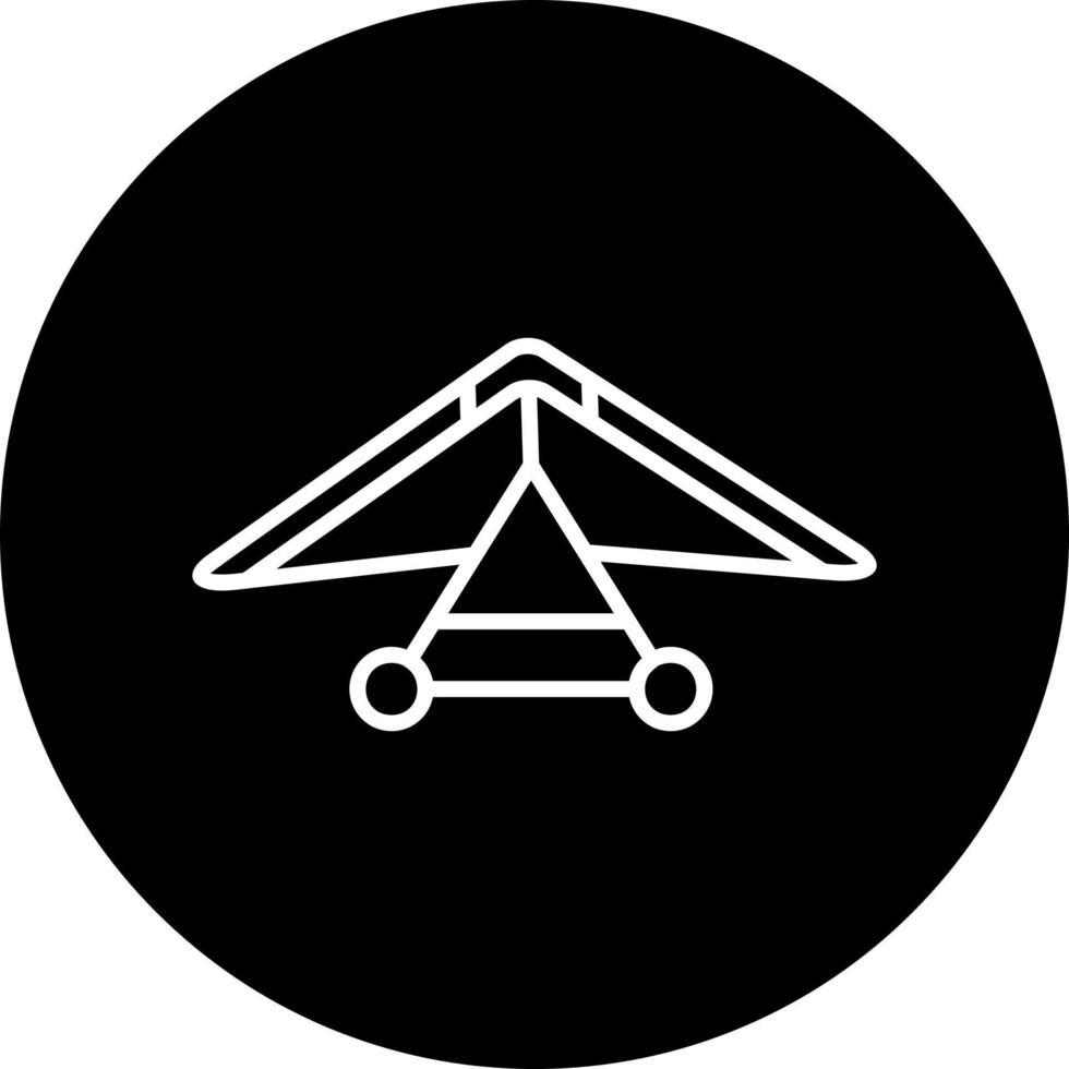 Hang Gliding Vector Icon