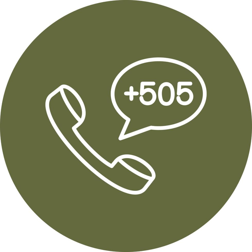 Nicaragua Dial code Vector Icon