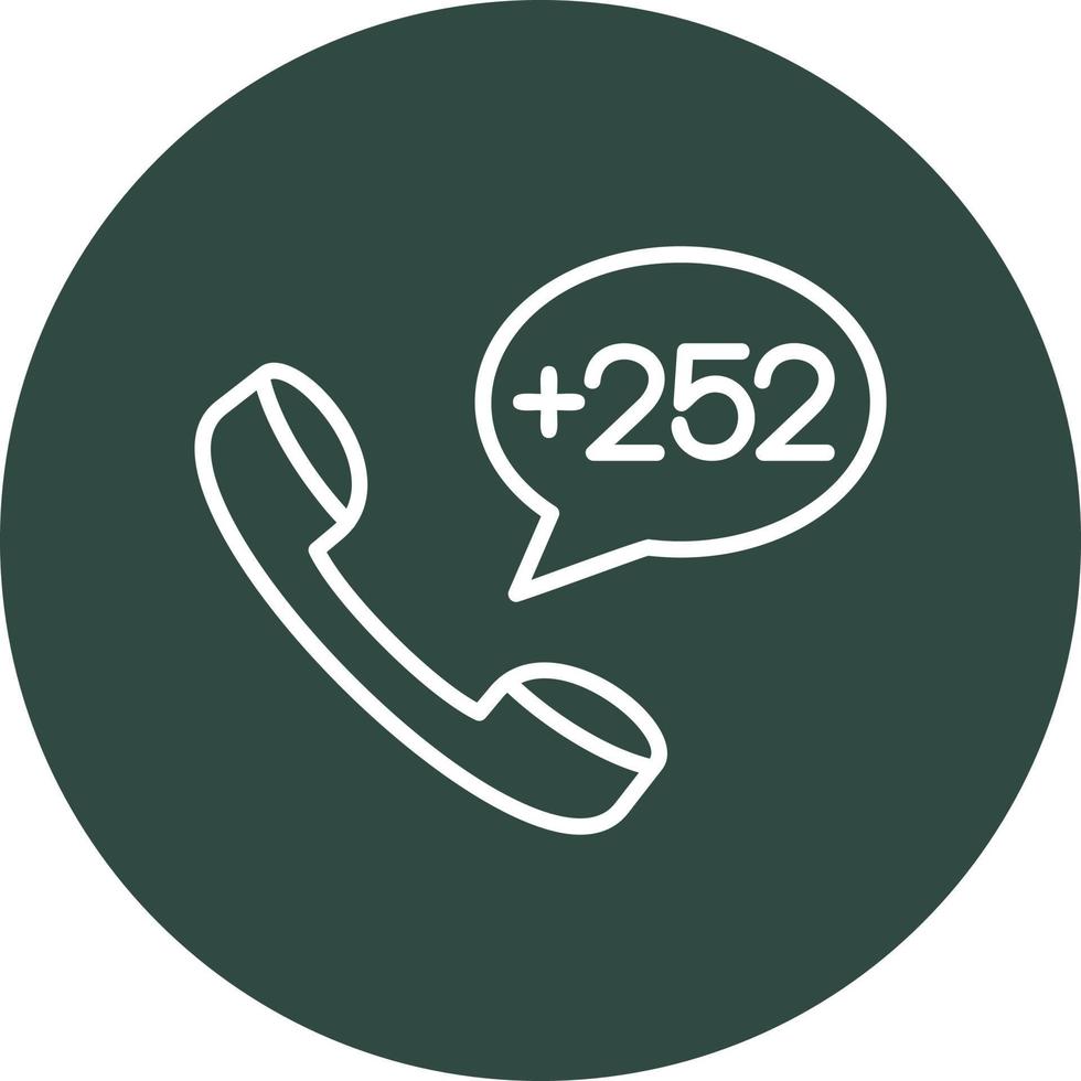 Somalia Dial code Vector Icon