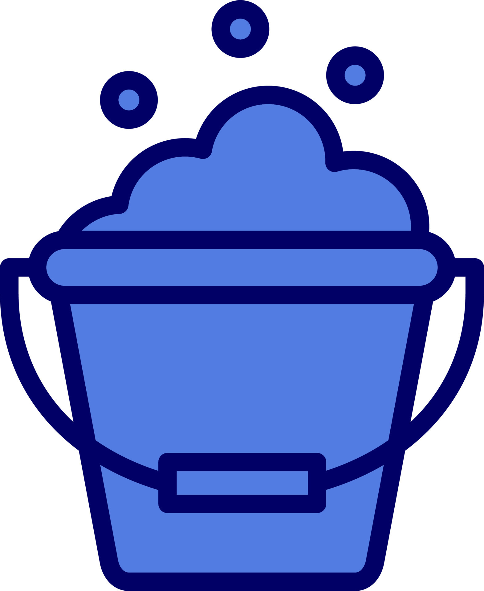 Cleaning Bucket Vector Icon 21130588 Vector Art at Vecteezy