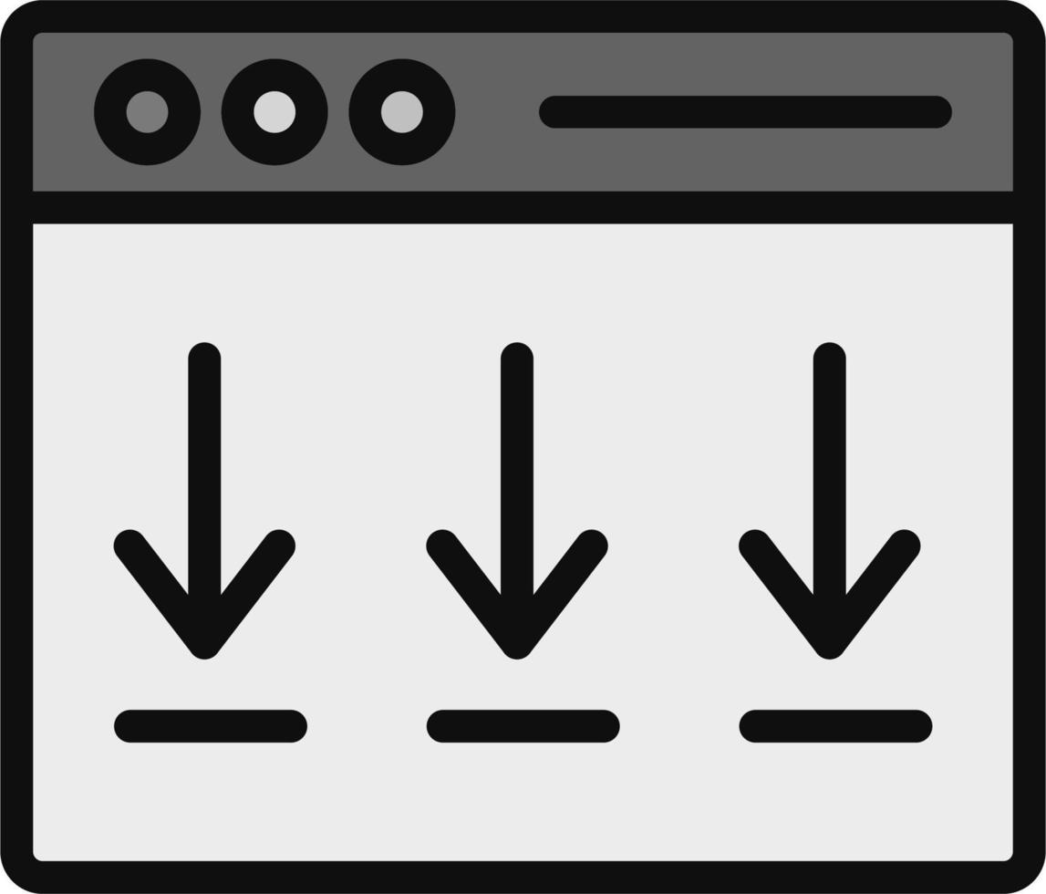 Landing Page Vector Icon