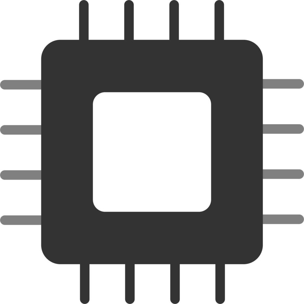 icono de vector de microchip